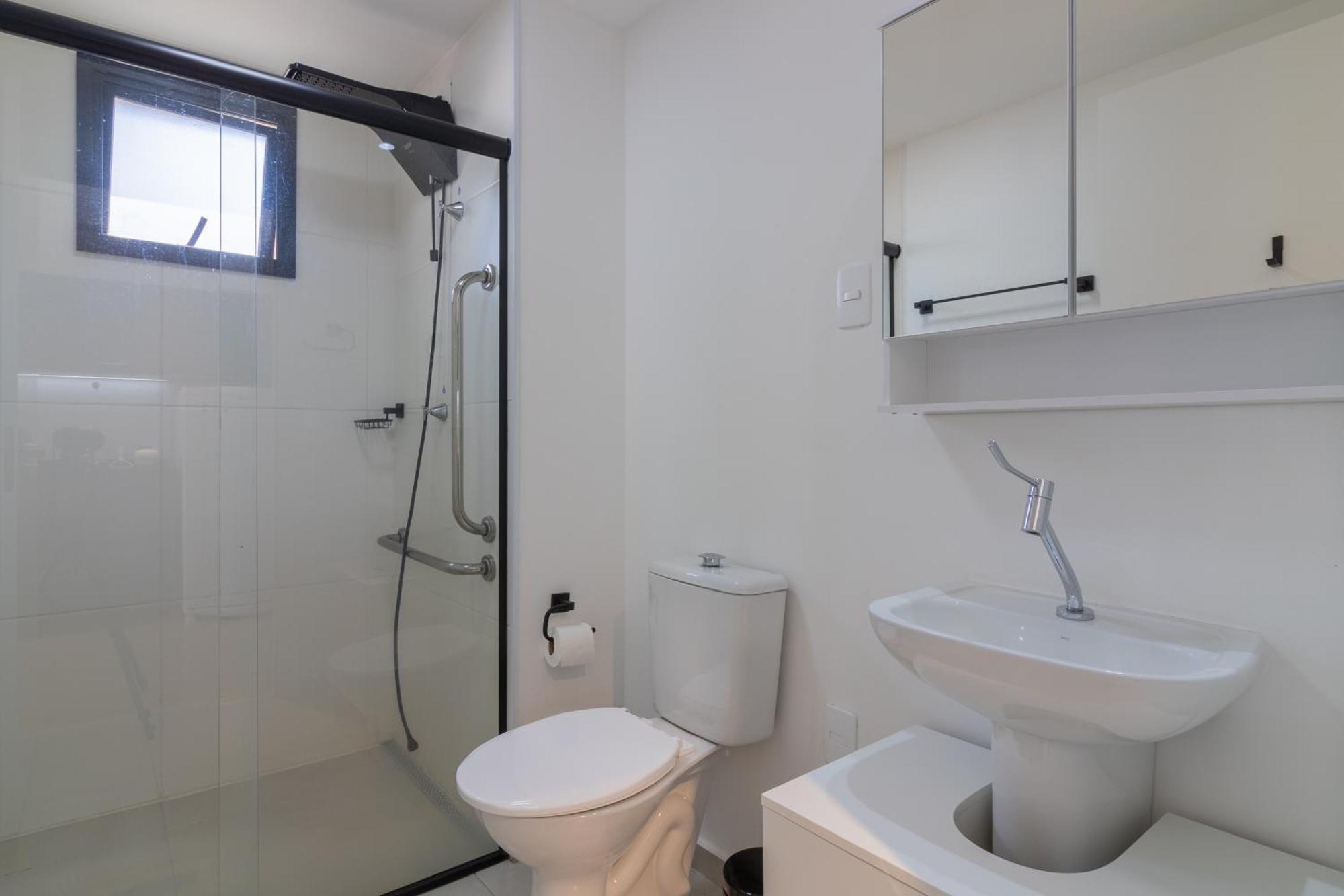 Flat Com Quarto Separado E Varanda A 200M Do Metro Vila Madalena Apartamento *